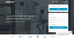 Desktop Screenshot of amplement.com