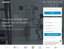 Tablet Screenshot of amplement.com